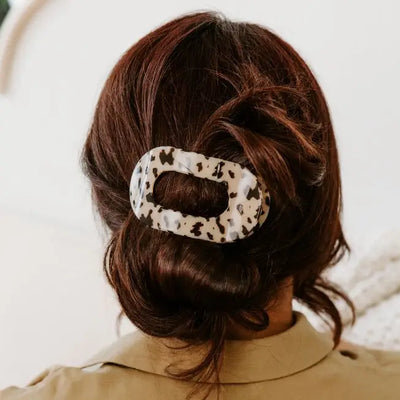 Round Flat Hair Clip Medium