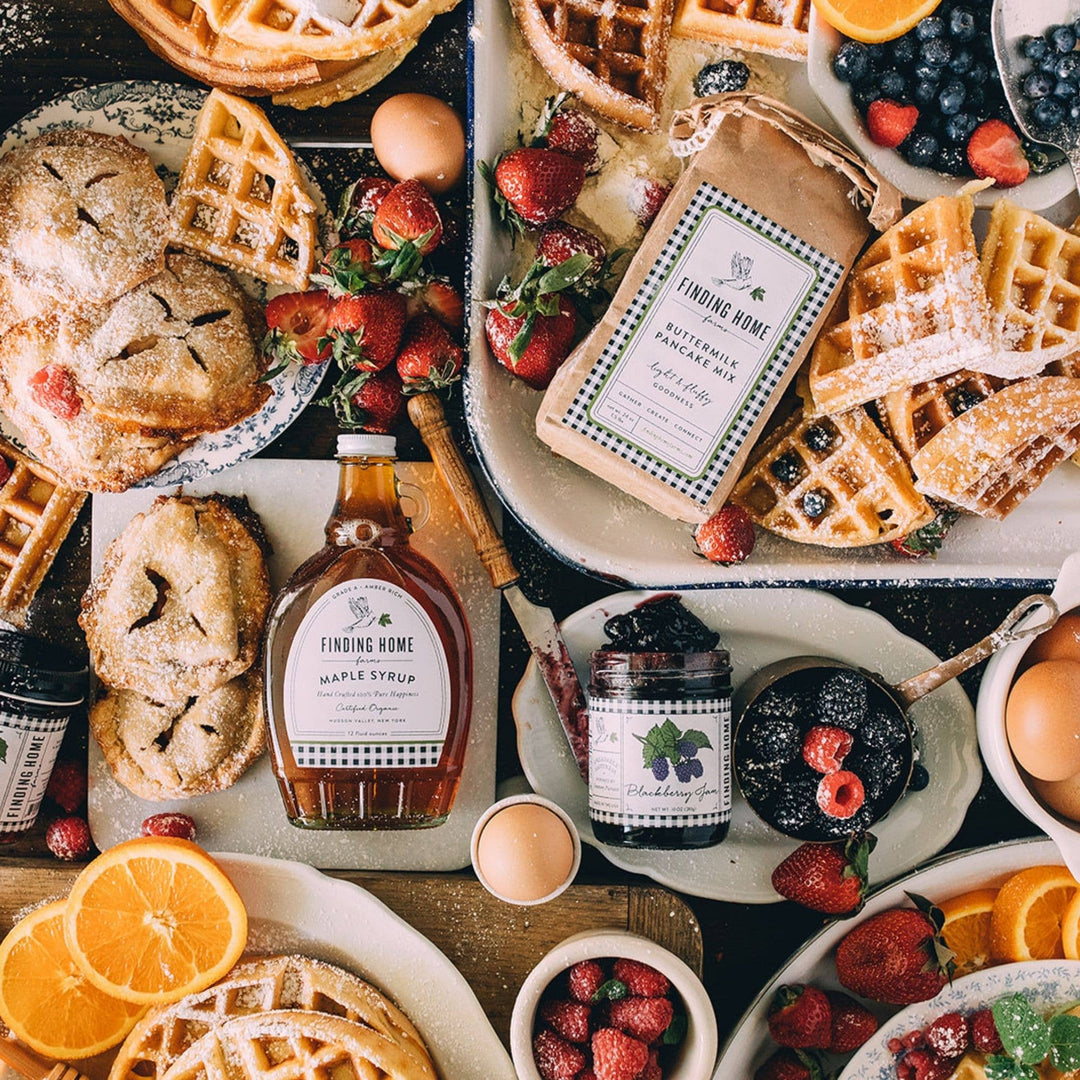 100% Pure Organic Maple Syrup - 12 oz Decorative Glass