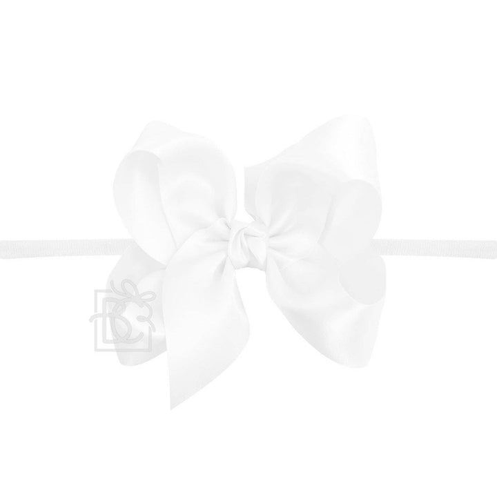1/4" PANTYHOSE HEADBAND W/SATIN BOW