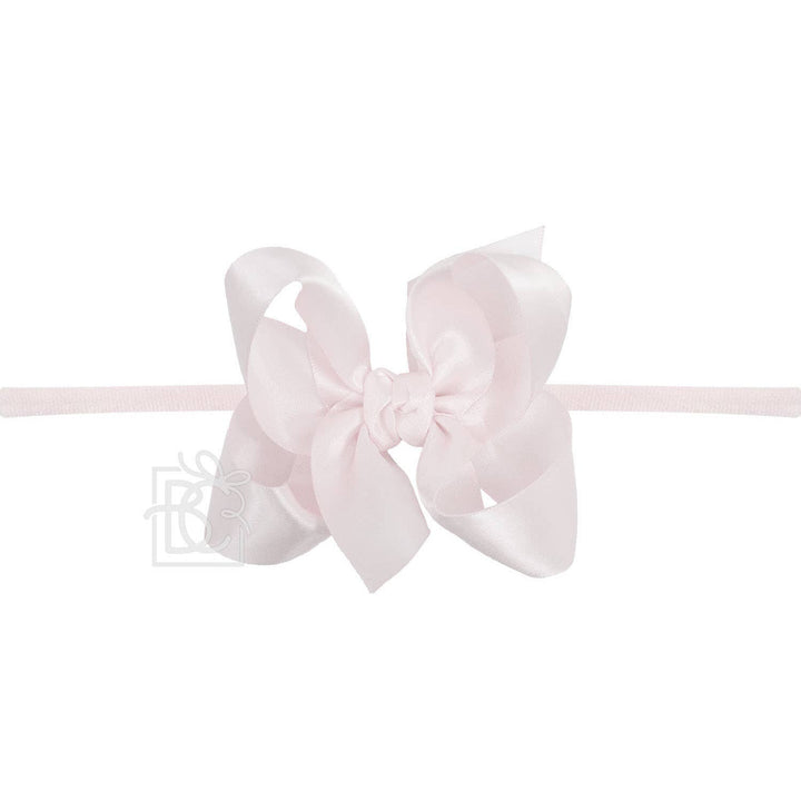 1/4" PANTYHOSE HEADBAND W/SATIN BOW