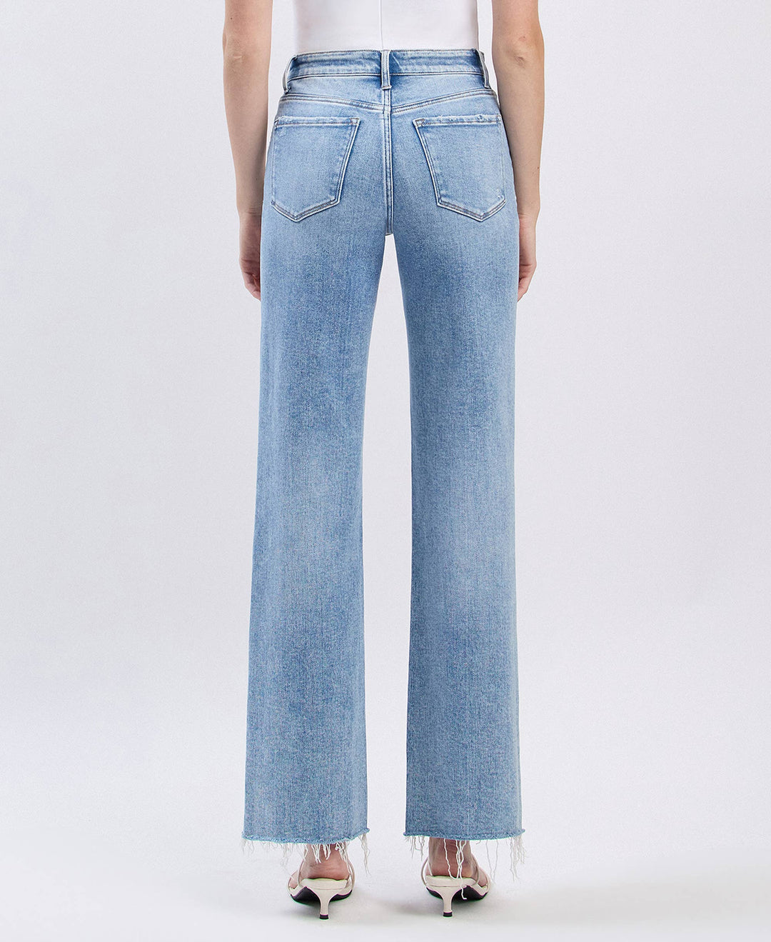 Glorietta High Rise Slim Wide Jeans