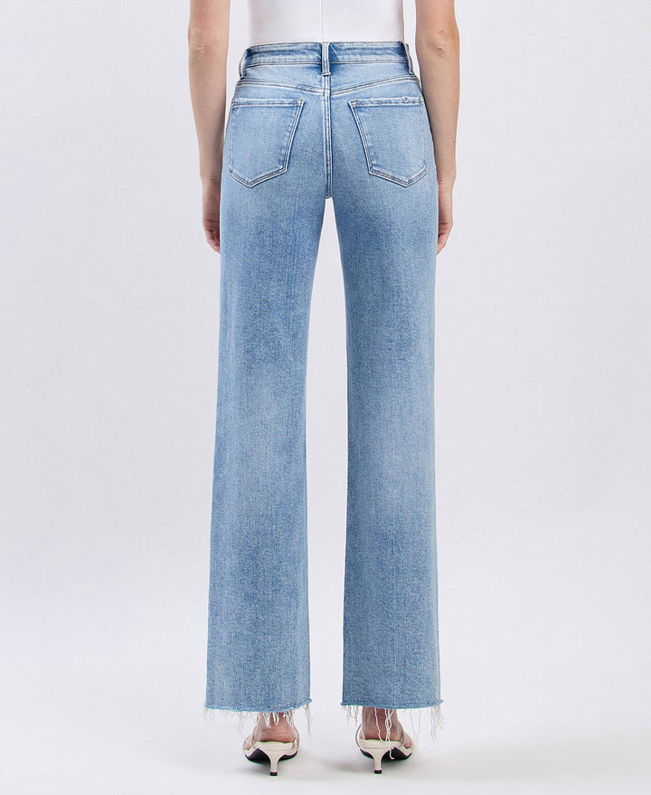 Glorietta High Rise Slim Wide Jeans
