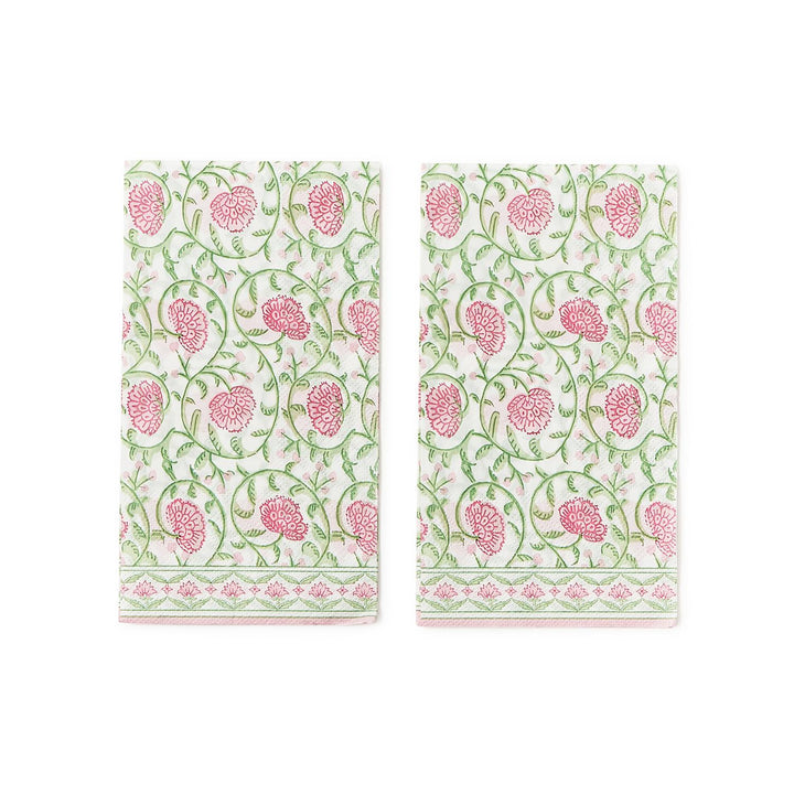 Floral Block Print 3-Ply Paper Dinner Napkin
