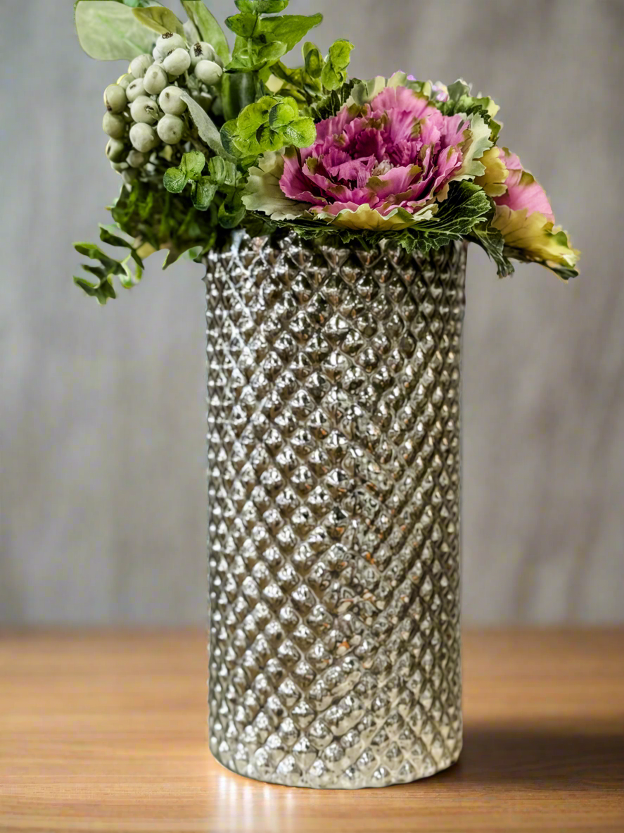 Antique Hobnail Vases