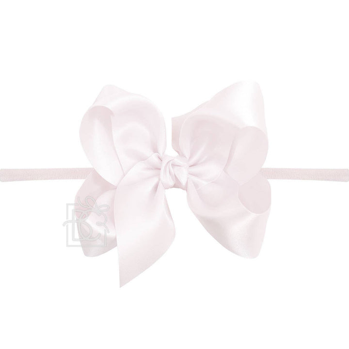 1/4" PANTYHOSE HEADBAND W/SATIN BOW