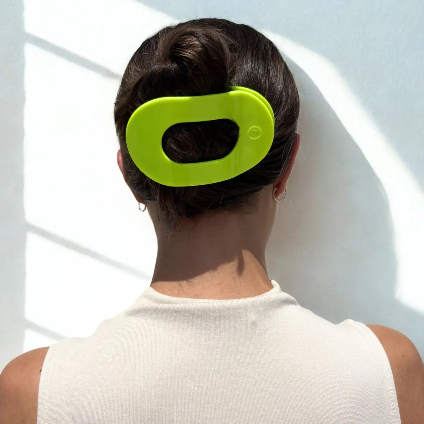 Flat Round Hair Clip