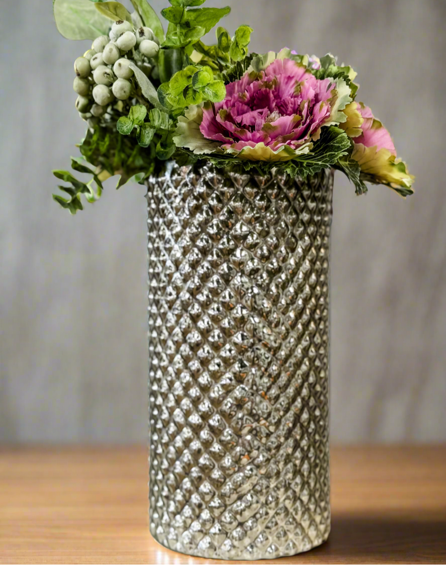 Antique Hobnail Vases