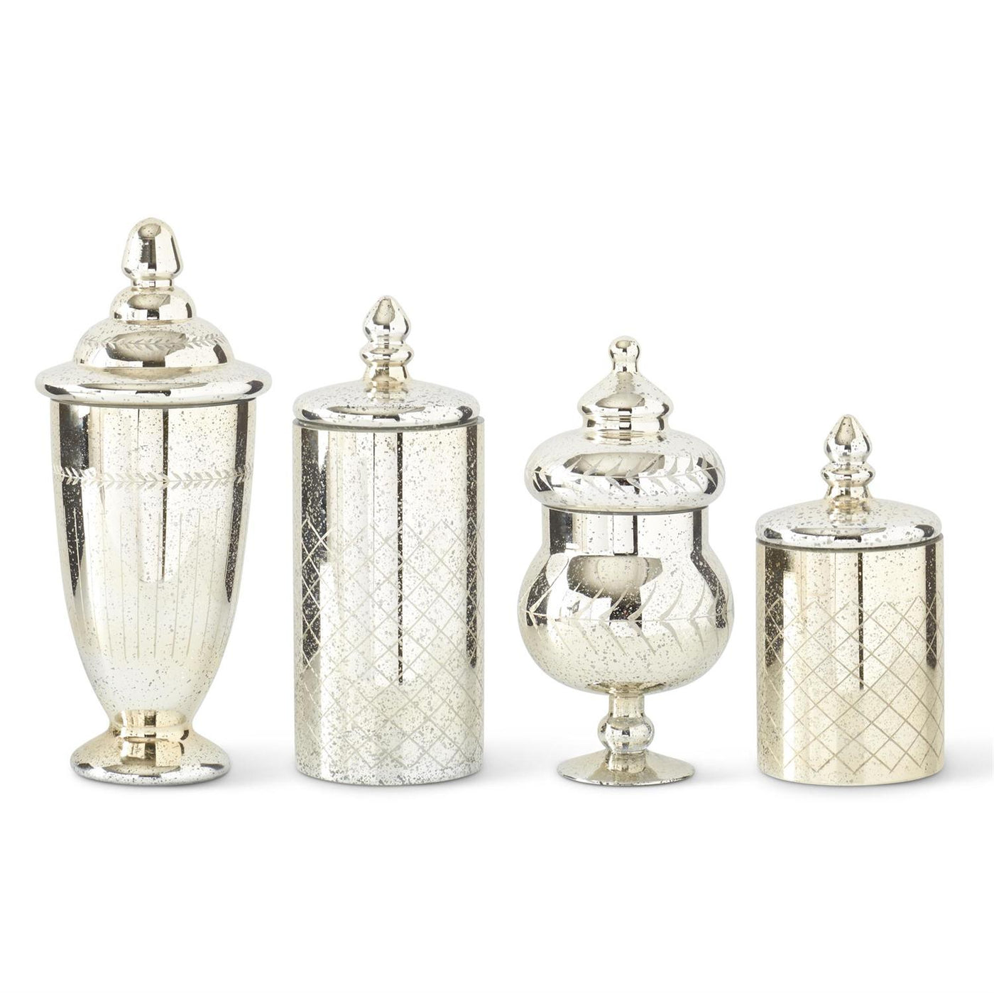 Mercury Glass Jars