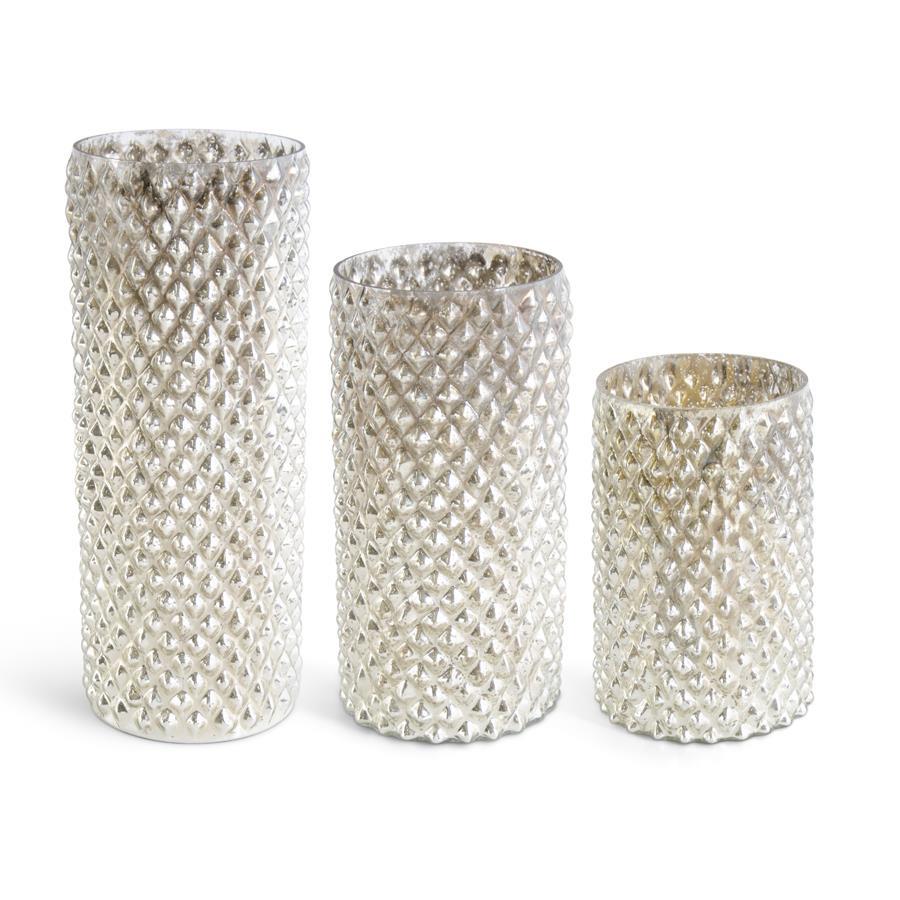 Antique Hobnail Vases