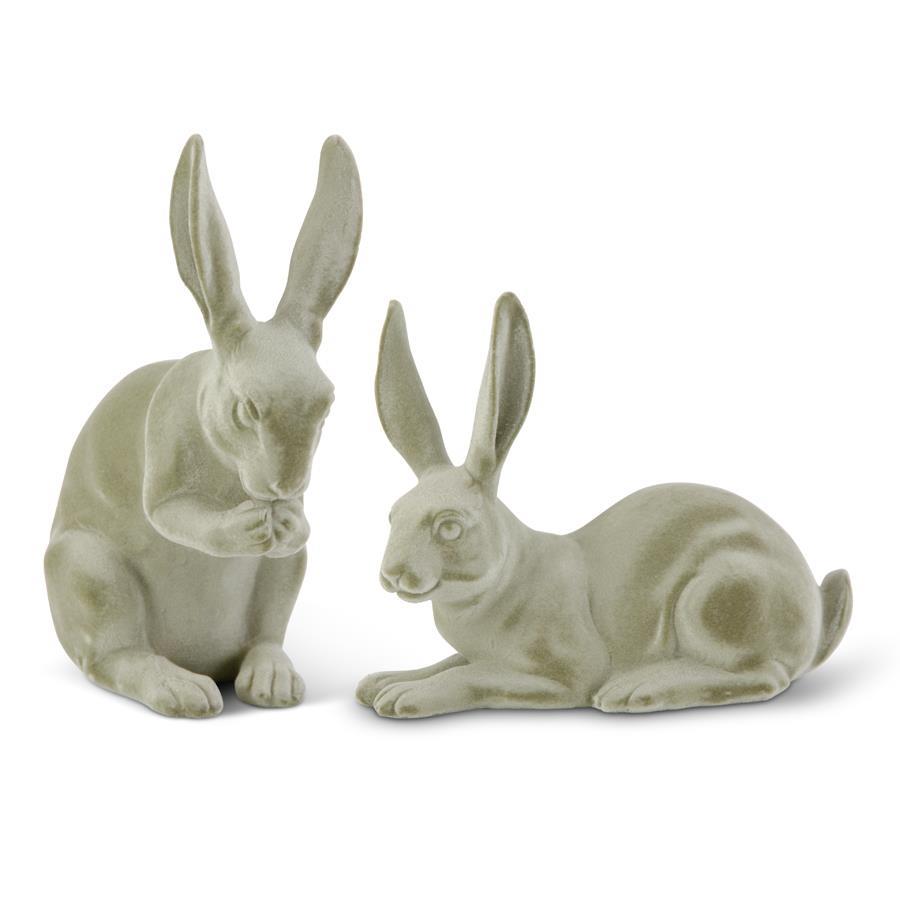 Short Resin Velvet Bunnies