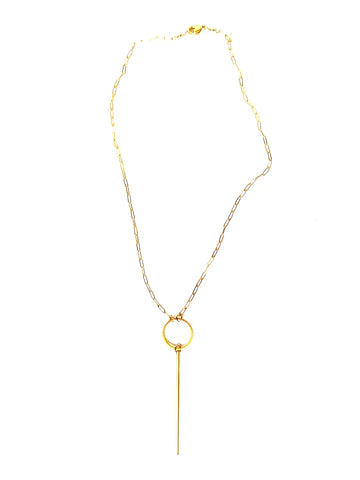 Circle Bar Necklace